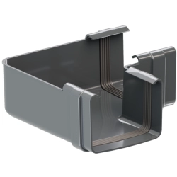 KROP Narożnik Uniwersalny do rynny kwadratowej 135 mm - 90st.